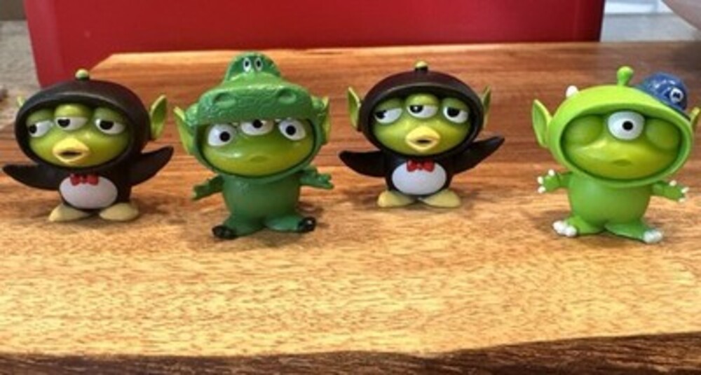 Disney Pixar Toy Story Alien Remix Figurine/ cake, toppers Lot ~4